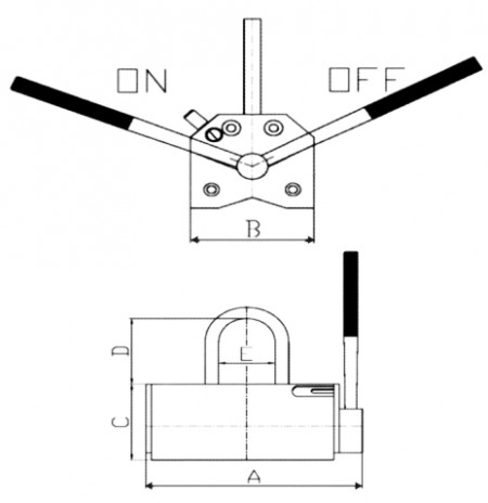 Chwytak magnetyczny BHP 3000