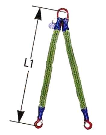 Zawiesie pasowe II - cięgnowe  2,8t