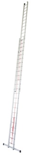 Drabina dwuelementowa ze szczeblami rozsuwana linką STABILO - wysokość robocza 13,10m